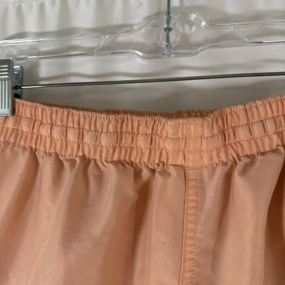 Chubbies Shorts Men's XL Cream Orange Drawstring Pull On Pockets Unlined
